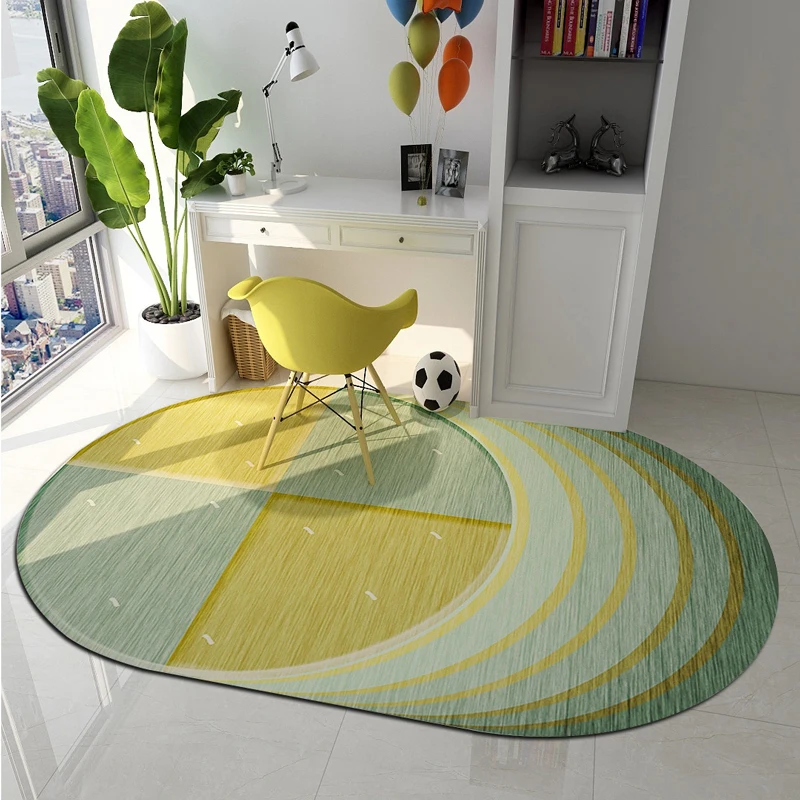 

Flower Shape Carpet Creative Design Innocent Floor Rug Carpet Bedroom Office Chair Mat Bed Rug Nordic Decoration Carpet