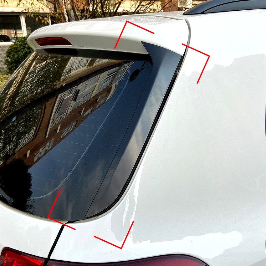 

Rear Side Wing Flag Spoilers for Volkswagen Tiguan MK1 2007-2016 Stickers Trim Cover Accessories Car Styling