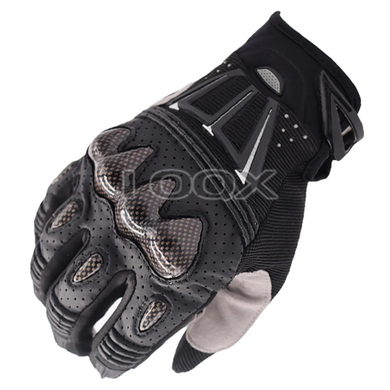 Herramientas y materiales para artesanía motocicletas con protección AHR21 Guantes perforados de cuero original para corredores 