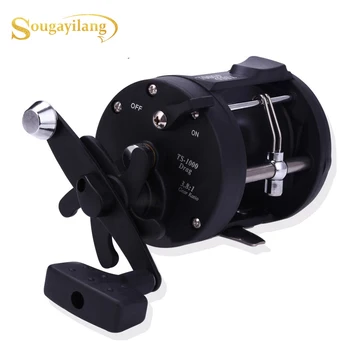 LOW PRICE ❤️ Sougayilang Top Quality TSSD 3000L-4000L Big Saltwater Fishing Reel Saltwater Right Hand Black Sea Fish Reel Fishing Tackle - discount item 81% OFF Sports & Entertainment