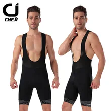 CHEJI Coolmax 3D гелевый коврик для горного велосипеда с лямками шорты мужские анти-пот гонки Cyling Bib шорты быстросохнущие дорожный велосипед горный велосипед шорты