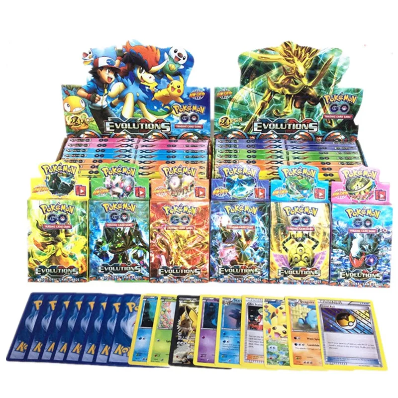 TAKARA TOMY, 408 шт., базовые карты с блестящими карточками, новейший стиль, Покемон, карточка, игрушка для детей