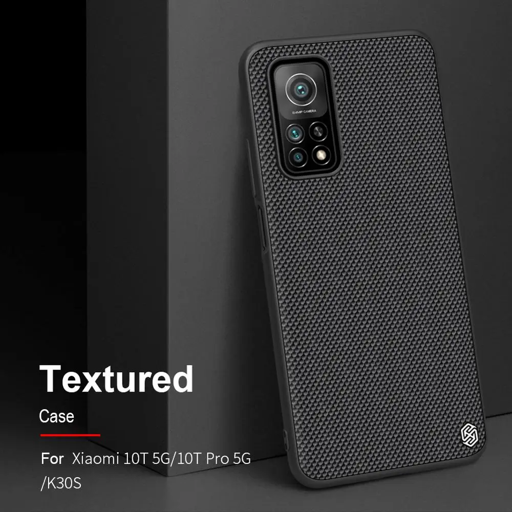 

for Xiaomi Mi 10T 5Gã€10T Pro 5G K30 S Case Textured Nylon Fiber case Explore back cover Non-slip durable business fit Nillkin