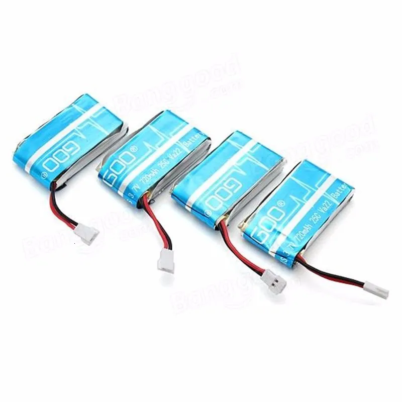 4 шт. * 3 7 в 720 мАч Lipo батарея для WLtoys F949 / XK K124 RC самолет запасные части
