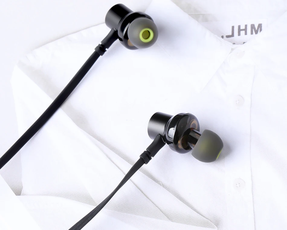 High Quality Wireless Bluetooth Earphone Dual Driver Stereo Bass Sound Sport Earpieces Headset For iPhone Samsung Xiaomi