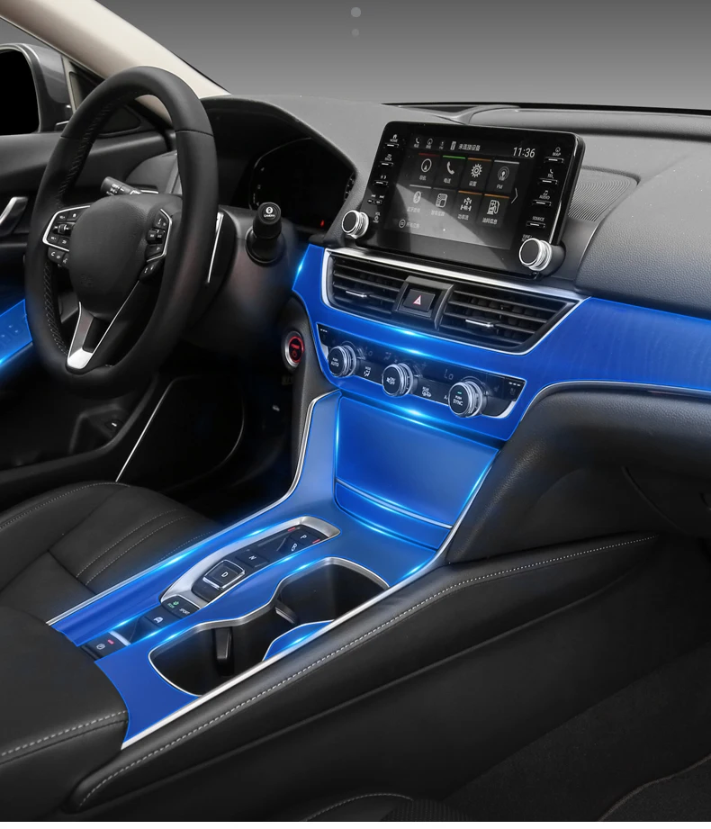 Lsrtw2017 для Honda Accord 10th прозрачный удобный ТПУ интерьер автомобиля Анти-Царапины интерьер Молдинги аксессуары