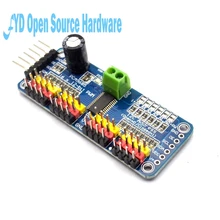 Pca9685 16 canais 12-bit pwm servo motor driver i2c módulo robô