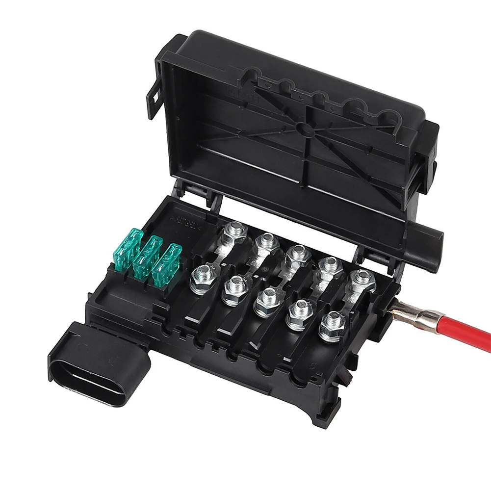 OEM 1J0937550A автомобильный прочный Аккумулятор терминал легко установить может держатель предохранителей черный пластик аксессуары для гольфа 4 MK4