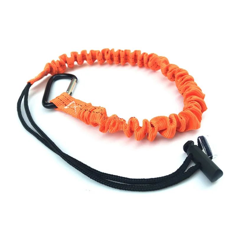 New Composite fiber Climbing Rope Sling Lanyard Retractable Outdoor Rock Telescopic Elastic Safety Professional Climbing Tool
