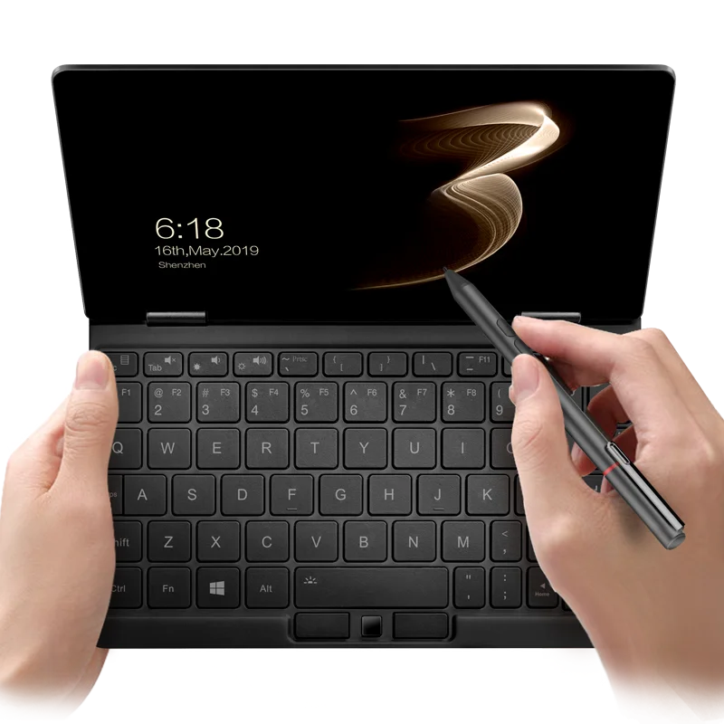 8,4 pulgadas 2560*1600 OneMix 3S de bolsillo portátil Intel Core M3-8100Y 16G 512G Teclado retroiluminado 2-en-1 Tablet PC Win10 BT huella dactilar