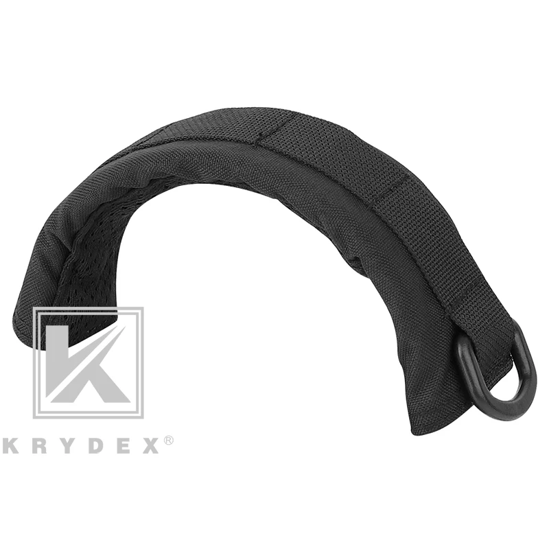 KRYDEX Modular Headphone Stand Protection Cover For HOWARD MSA Tactical Headband Earmuff Headset Stand MOLLE Protection Case BK