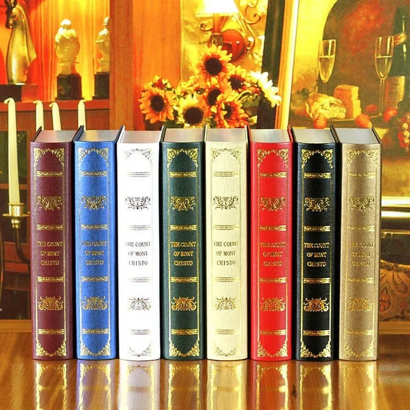

Can Mix Batch Home Decoration Book Fake Book Simulation Book Prop Book Model Ornaments for Hotel Book Room Store Random Pattern
