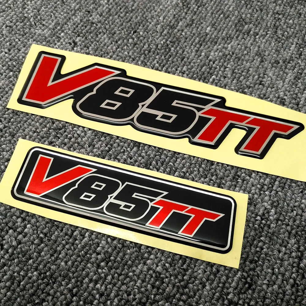 

Motorcycle Stickers V85TT Tank Pad Protection Decal Luggage For Moto Guzzi Aluminum Case Protector Emblem 2019