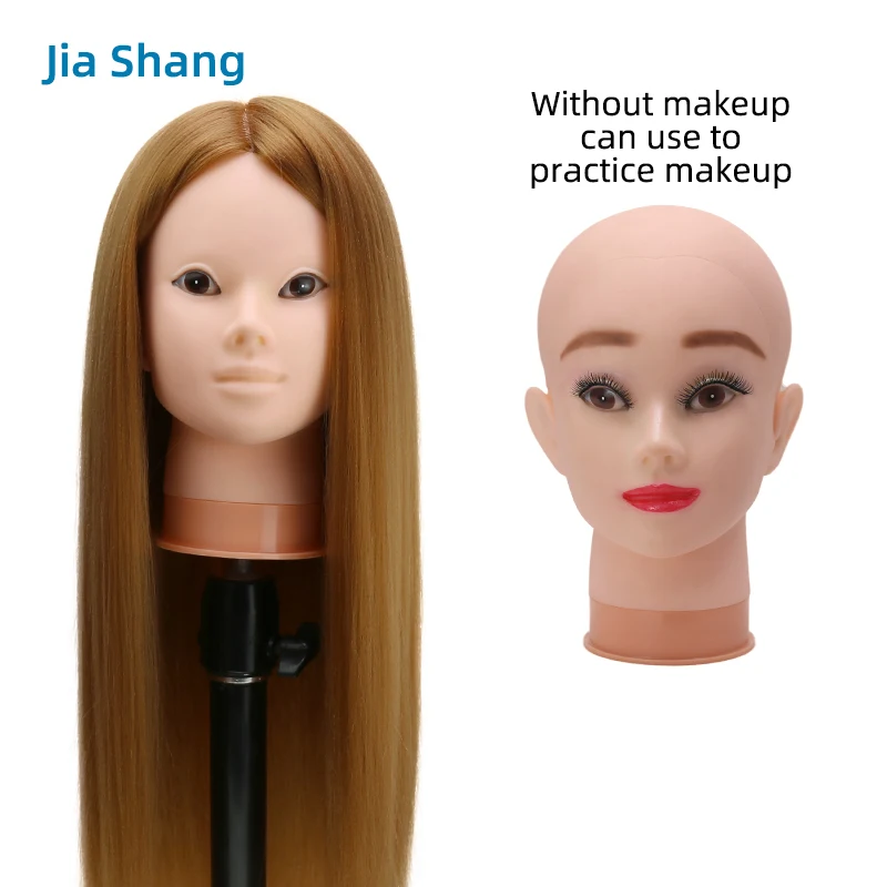 

Doll Head For Makeup Mannequin Head For Makeup Practice Kappershoofd Blond Maniquin Head With Hair Training Head For Hairdresser