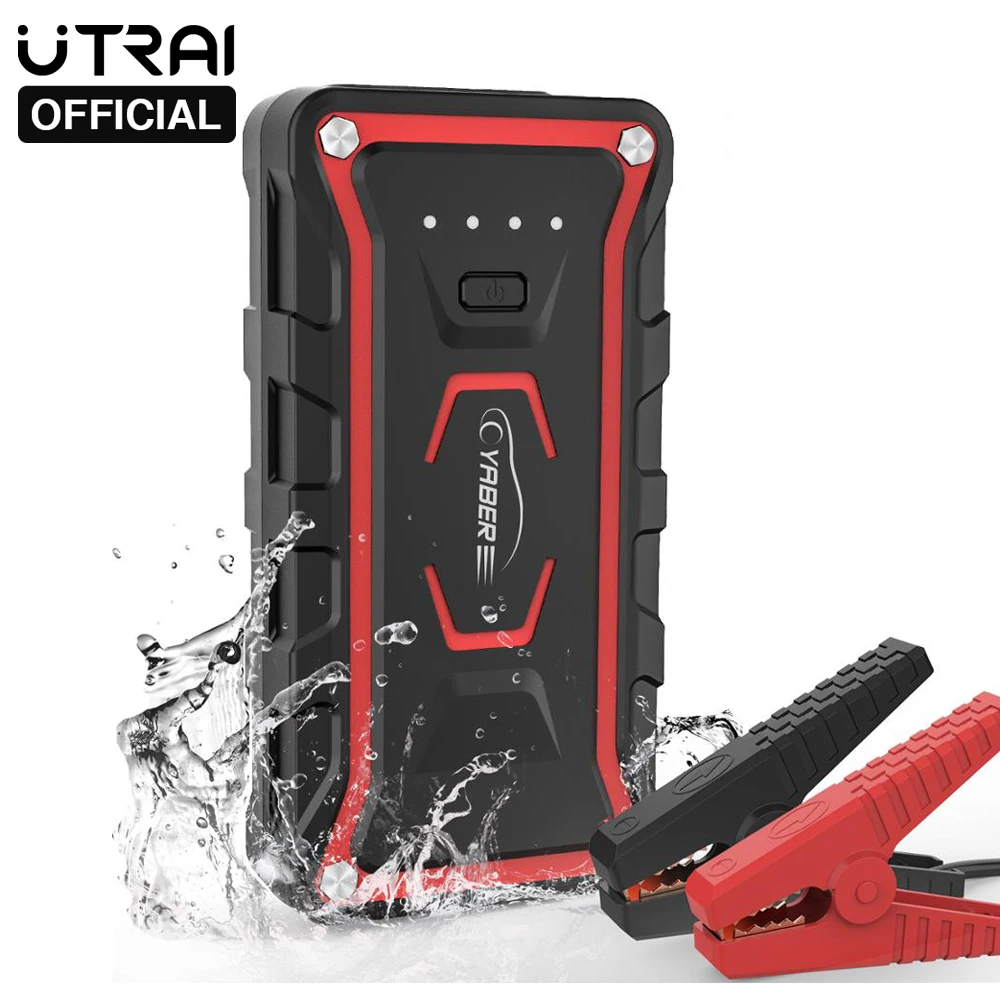 Yaber akumulator samochodowy urządzenie do awaryjnego uruchamiania Power Bank 1600A Auto Jump urządzenie zapłonowe 12V pojazd awaryjny Booster ładowarka samochodowa skok Start