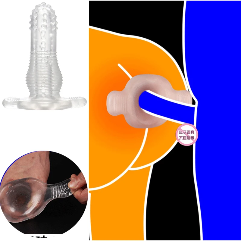 Silicone Hollow Prostata Massage Anal Expanding Dilator Adult Products Dildo Plug Sex Toys For Women Men Prostate | - Цена: 