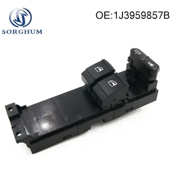 

1J3959857B 1J3959857 Master Window Control Switch For 99-06 VW Golf MK4