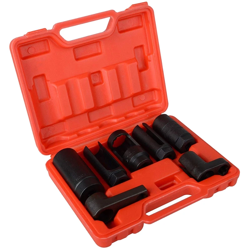 

7Pcs Oxygen Lambda Sensor Socket Removal Tool Set Kit Engine 22mm/27mm/29mm 15-20