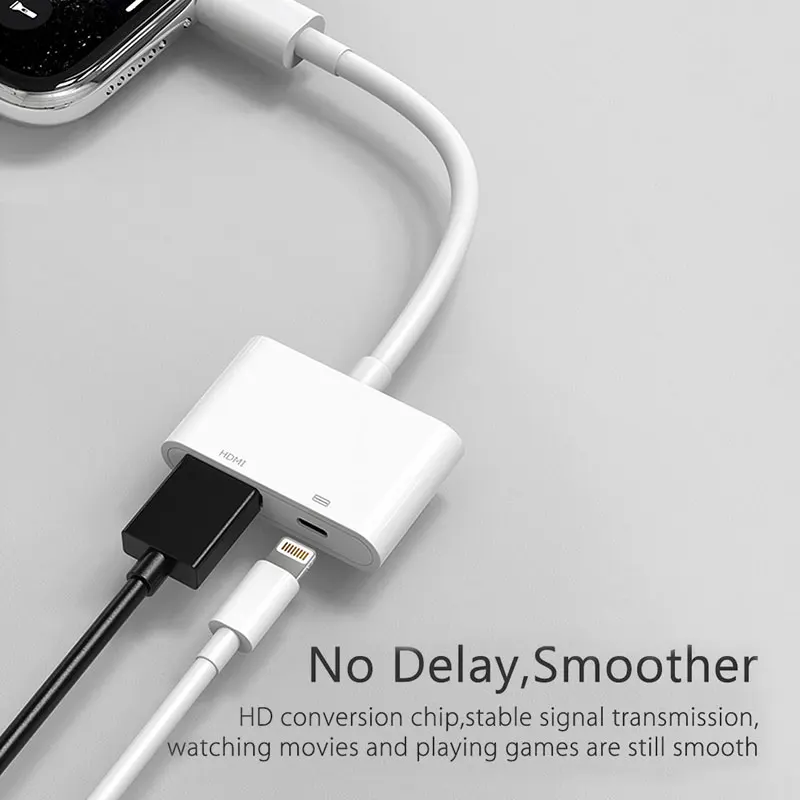 Кабель Hdmi для Iphone адаптер HDMI Lightning автомобиля кабель ipad IOS 1080P подключения