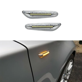 

360 Degrees Turn Signal Light Replacement Amber 24000LM 1 Pair Dynamic