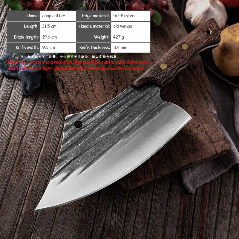 Serbisch Chef Küche Messer mit Full Tang Griff Geschmiedet Kochen Messer  Traditionellen Edelstahl Schneiden Chopper Metzger Werkzeug