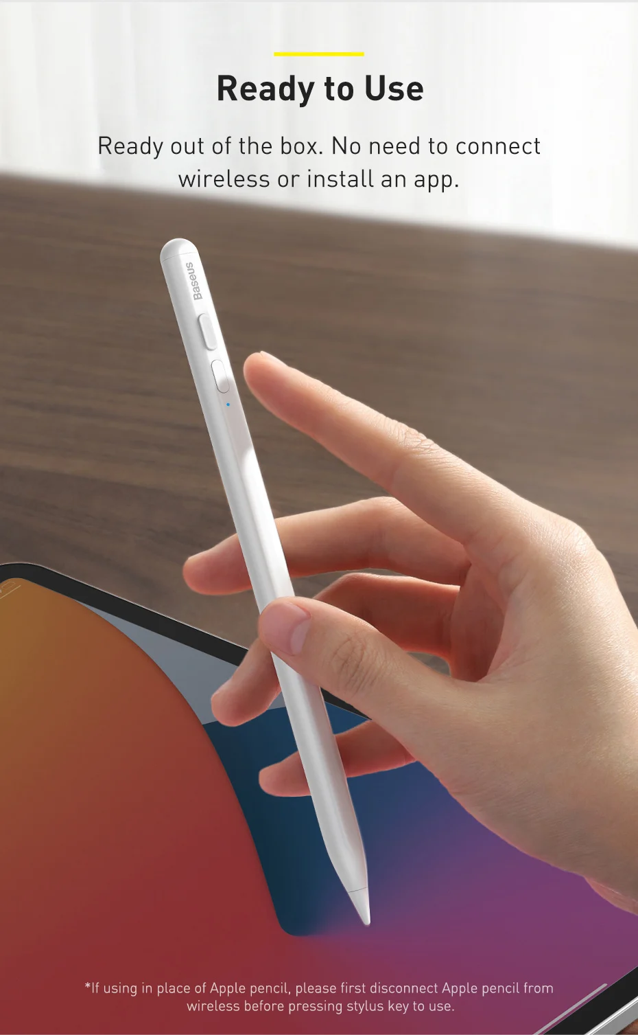 Baseus stylet pour tablette, stylo Anti-humidité-13