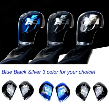 

Car Styling Gear Shift Knob Head Cover Emblem For VW POLO CC Golf 7 6 Bora Tiguan Passat B5 B6 B7 Jetta Auto Sticker