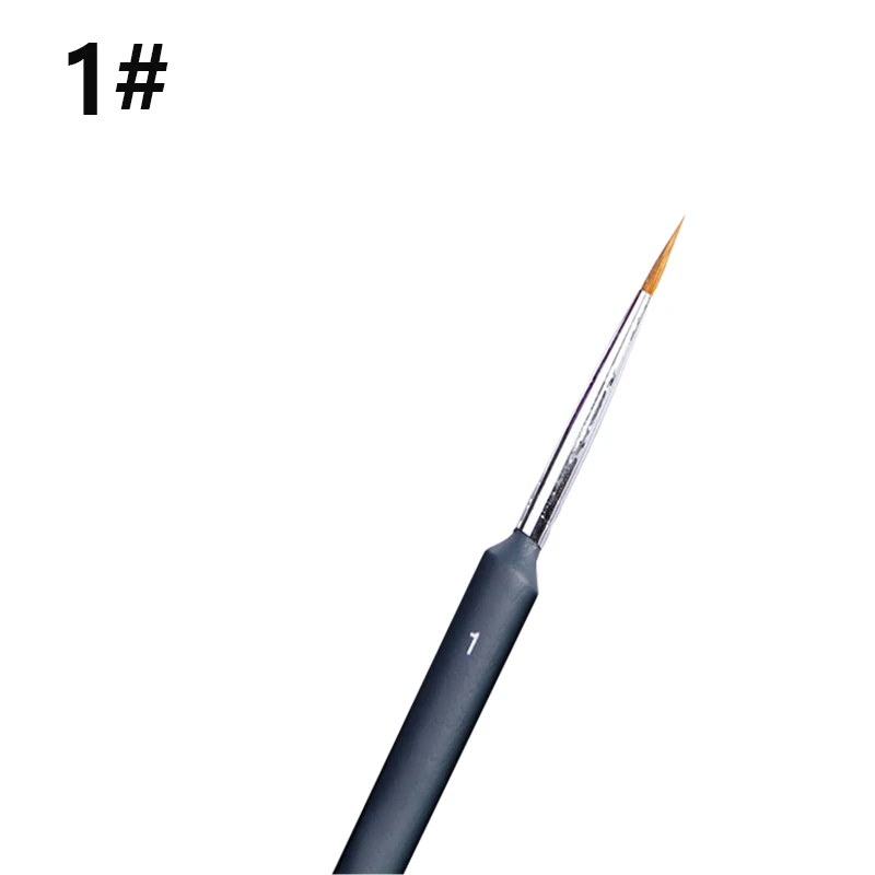 

15cm Navy Blue Painting Brush Set Art Miniature Paint Fine Detail Drawing Tools