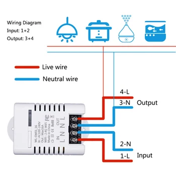 

New 2.4G Wifi Smart Switch Relay 16A Tuya Smart Life App Wireless Remote Control Works with Alexa Ifttt Google Home Mini