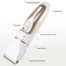 Электрический животное домашний питомец собака кошка триммер для удаления волос Бритва Уход перезаряжаемый комплект для стрижки