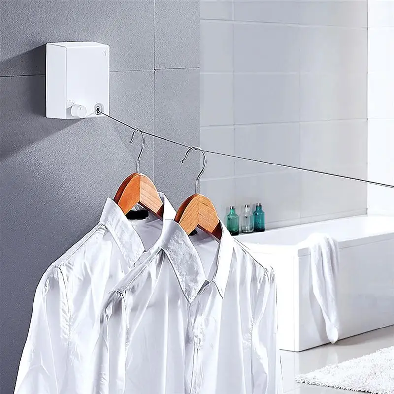 1PC Laundry Clotheslines 304 Stainless Steel Long Roll of 50 Meters Hard Sturdy Steel Steel Wire Ropes 2