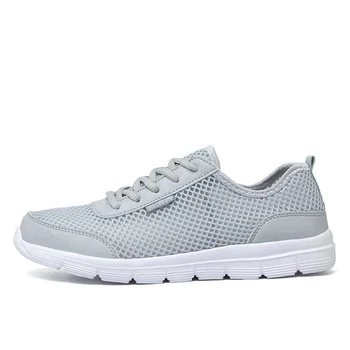 

New Unisex Light Sneakers Summer Breathable Mesh Comfortable Lace Up Men for Shoes Soft Bottom Casual Male Shoes Zapatos Hombre