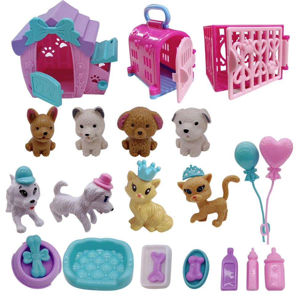 barbie tienda de mascotas miniatura