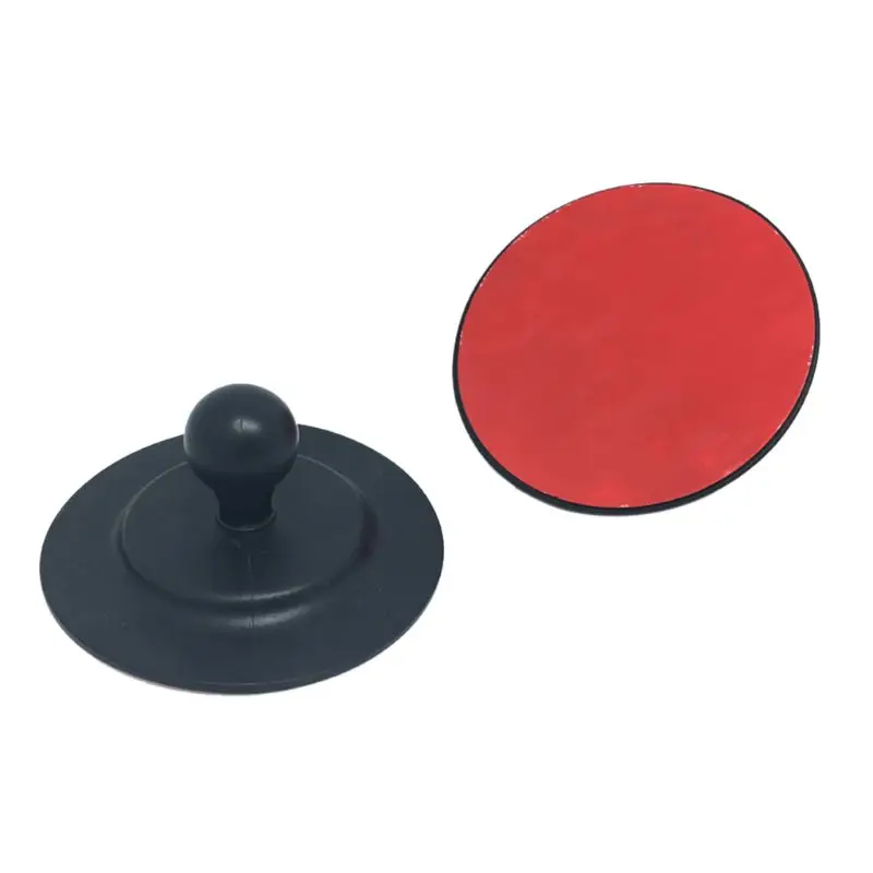 

Rubber Ball Head Mount Car Dashboard Suction Cup Round Plate with Adhesive Tape forMounts for GPS Camera Smartphones Accessories