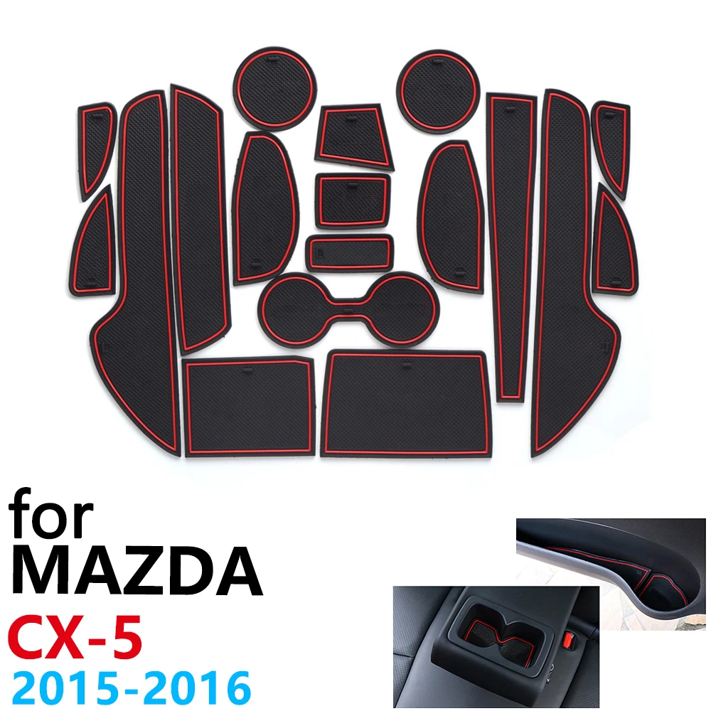 Противоскользящий резиновый коврик для подставки под стакан Mazda CX-5 Facelift CX5 CX 5 MK1