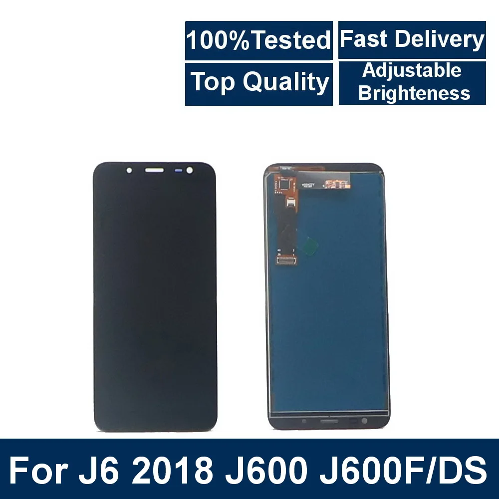 100%tested For Samsung Galaxy J6 2018 J600 J600F J600Y Phone LCD Display Touch Screen Digitizer Assembly with Brightness Control
100%tested For Samsung Galaxy J6 2018 J600 J600F J600Y Phone LCD Display Touch Screen Digitizer Assembly with Brightness Control