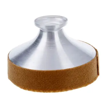 

XFDZ Mute for Tenor Saxophone Sax Metal Dampener Camel