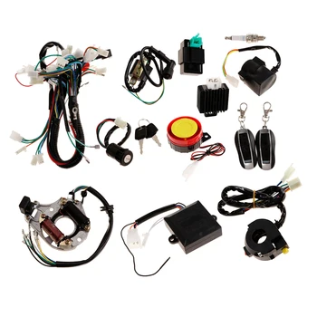 

Motorcycle Security Kit Alarm System , Stator Magneto , CDI , Ignition Coil , Cluster Switch