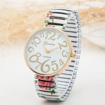 

Fashion Women Watches Bayan Kol Saati Relogio Feminino Printed Flower Luxury Ladies Watch For Women Reloj Mujer Montre Femme