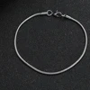 Hot Sale Width 2MM 316L Titanium Steel Snake Chain Bracelet Fashion Jewelry For Men Women Stainless Steel Link Bracelet ► Photo 1/6