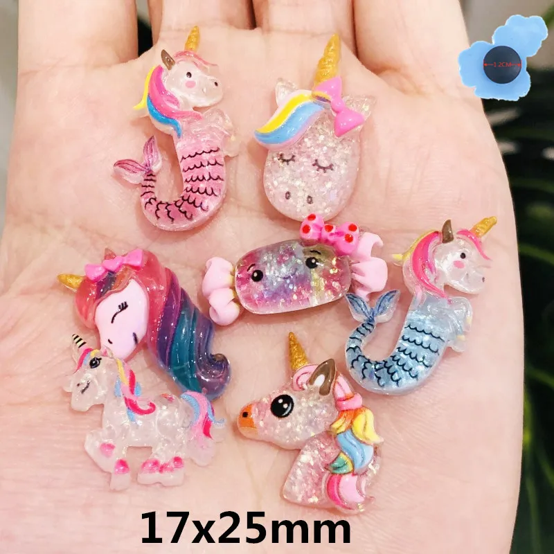 Shoe Charms Shoe Decorations Garden Shoe Accessories 1Pcs Unicorn Horse Bling For Charms Shoes Fit Holes Bracelet Kids Girl's Gifts