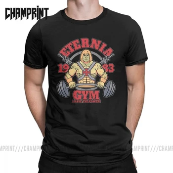

Eternia Gym V2 He-Man And The Masters Of The Universe Men's T Shirt Casual Tee T-Shirt Cotton 4XL 5XL 6XL Clothing Plus Size