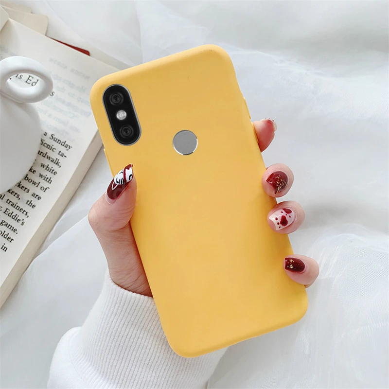 Яркий матовый мягкий чехол из ТПУ для Xiaomi Redmi 4X Note 5A S2, ударопрочный ультра тонкий роскошный брендовый защитный чехол на заднюю панель
