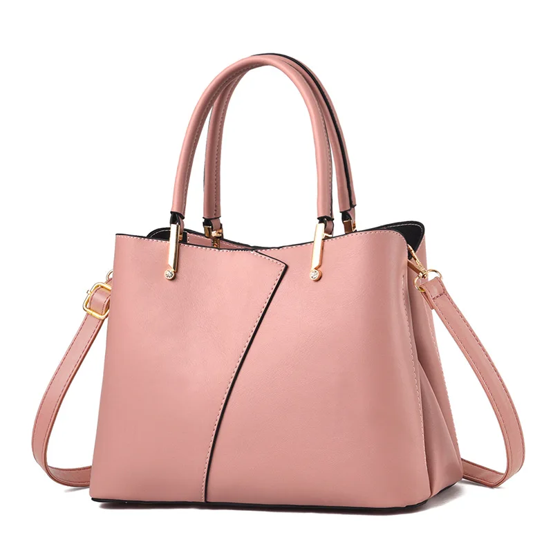 Женские ручные сумки роскошные сумки женские сумки дизайнерские белые сумки через плечо для женщин кожаные сумки женские сумки - Color: pink