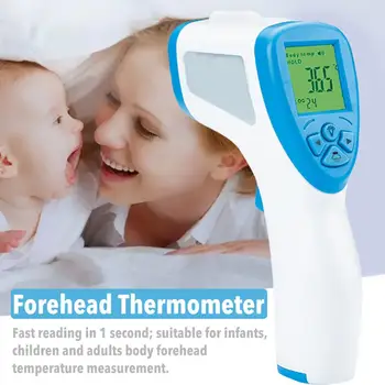 

Infrared Digital Thermometer Non-contact Forehead Thermometer With LCD Display for Baby Adult Body Temperature Detection Tool
