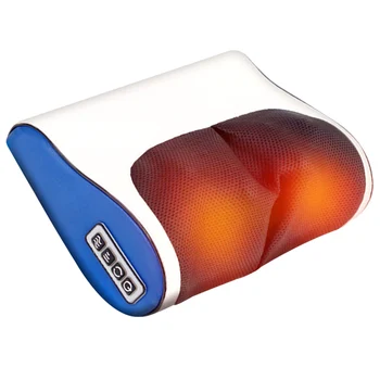 

Infrared Heating Neck Massage Pillow Cervical Shoulder Back Body Electric Shiatsu Massager Device @LS