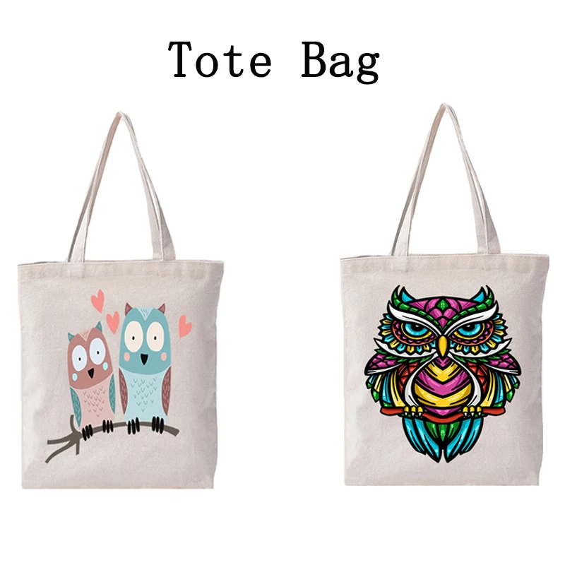 

Canvas Tote Bag Women Cotton Cloth Reusable Shopping Shoulder Bag Custom Pattern Beach Handbag Personalized Girl Package  