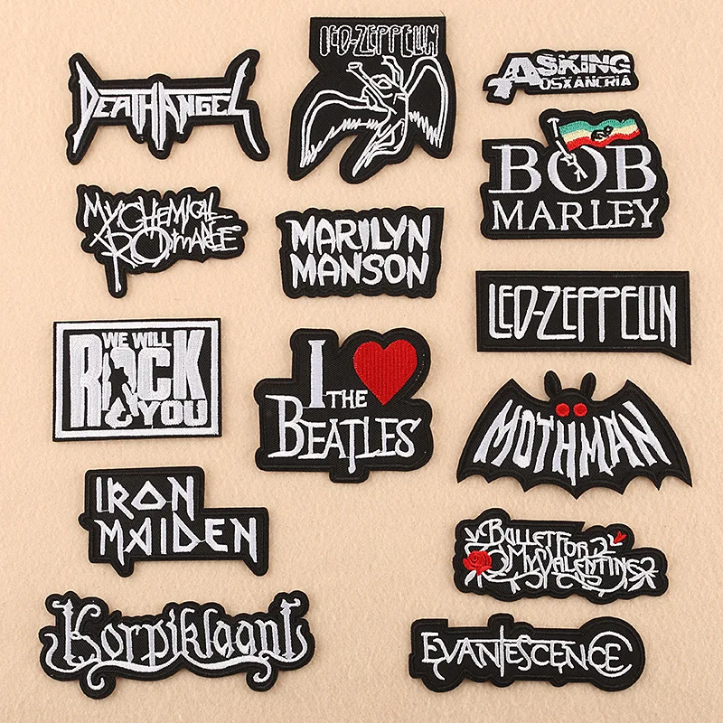 

Black and White English Letters Patches DIY Summer Style Alphabet Embroidery Patch Stickers On Clothes Decoration Applique @BB