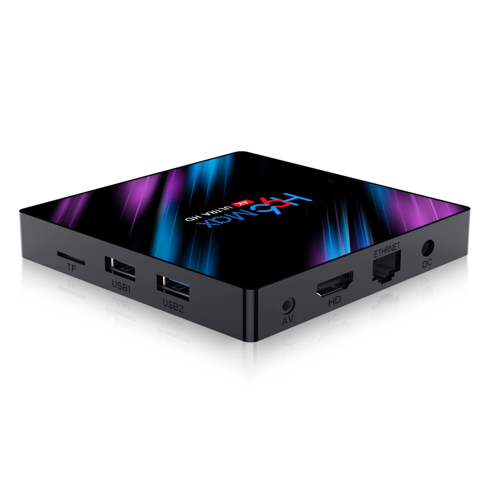 H96 MAX RK3318 Smart Android 9,0 tv Box 4 ГБ 32 ГБ 64 Гб медиаплеер 4K голосовой помощник Google Netflix Youtube H96MAX 2GB16GB