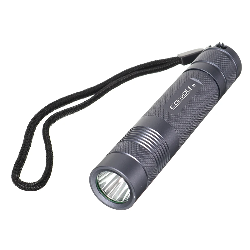Конвой S2 серый графический планшет Xp-l Hi 7135x8 V2-1A/U6-3A/U6-4B/U4-7A EDC светодиодный IPX-8 фонарик 18650 для кемпинга фонарь Фонари лампа Портативный